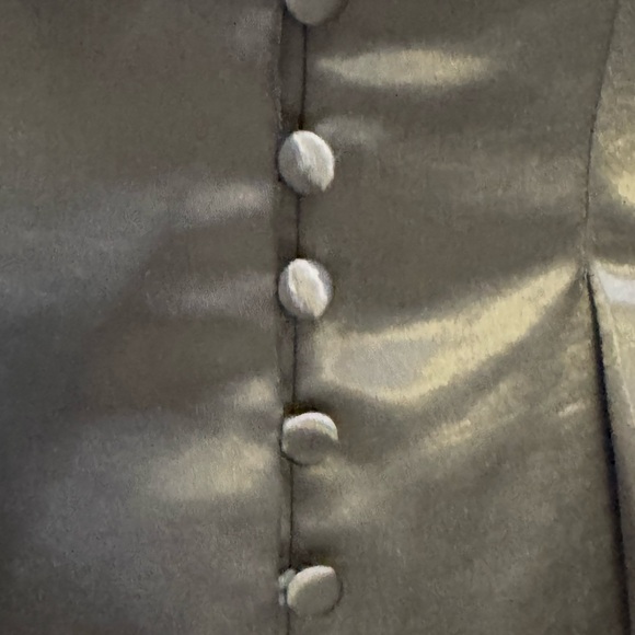 Commense Black Satin Blouse - Picture 8 of 9